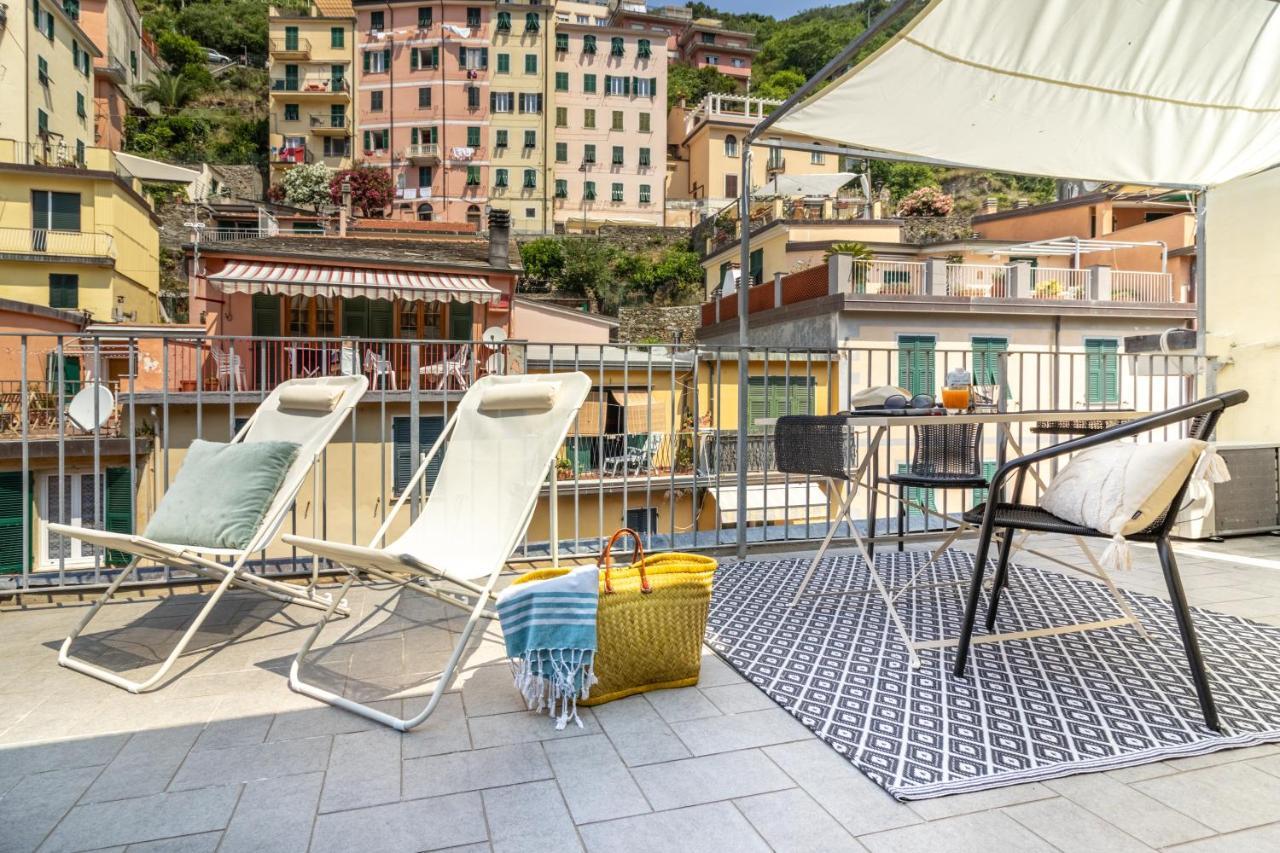 Wanderjohn Penthouse 5Terreparco Apartamento Riomaggiore Exterior foto